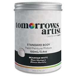 Tomorrow's Artist Eco-Friendly Standard Body Acrylic Paint - Mountain White, 100 ml