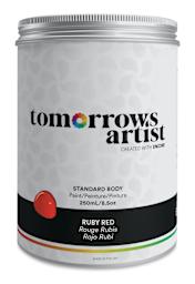 Tomorrow's Artist Eco-Friendly Standard Body Acrylic Paint - Ruby Red, 250 ml