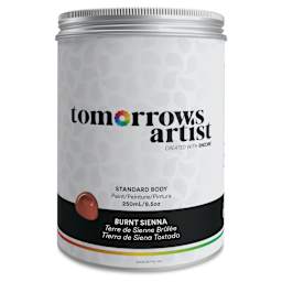 Tomorrow's Artist Eco-Friendly Standard Body Acrylic Paint - Burnt Sienna, 250 ml