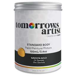 Tomorrow's Artist Eco-Friendly Standard Body Acrylic Paint - Gaviota Gold, 100 ml