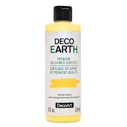 DecoArt DecoEarth Premium Reclaimed Acrylic Paint - Yellow, 8 oz