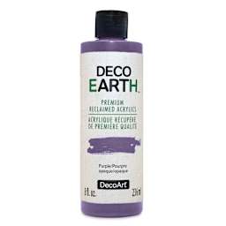 DecoArt DecoEarth Premium Reclaimed Acrylic Paint - Purple, 8 oz