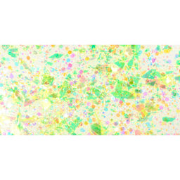 FolkArt Glitterific Acrylic Paint - Neon Yellow - Swatch