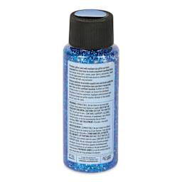 FolkArt Glitterific Acrylic Paint - Dark Blue, 2 oz - back
