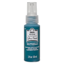 FolkArt Murano Glass Paint - Teal, 2 oz