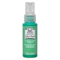 FolkArt Murano Glass Paint - Iridescent Emerald, 2 oz