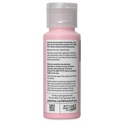 FolkArt Paint for Plastic - Pink Lemonade, 2 oz back