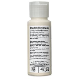 FolkArt Paint for Plastic - Coffee Creamer, 2 oz back