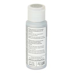 Plaid FolkArt Sugar Metallic Acrylic Paint - Stellar Silver, 2 oz, Bottle - back