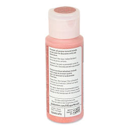 Plaid FolkArt Sugar Metallic Acrylic Paint - Fiery Copper, 2 oz, Bottle - back