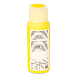 FolkArt Watercolor Gelz Acrylic Paint - Meyer Lemon, 2 oz - back