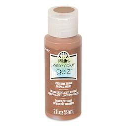 FolkArt Watercolor Gelz Acrylic Paint - Tree Trunk, 2 oz - front