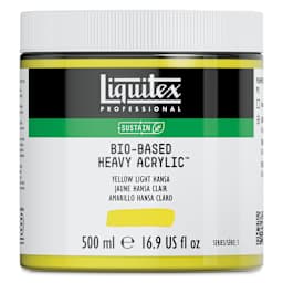 Liquitex Bio-Based Heavy Acrylic Paint - Yellow Light Hansa, 500 ml