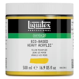 Liquitex Bio-Based Heavy Acrylic Paint - Yellow Medium Azo, 500 ml
