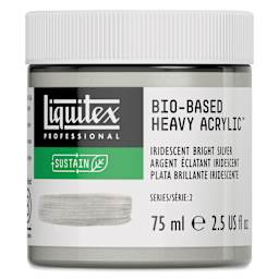 Liquitex Bio-Based Heavy Acrylic Paint - Iridescent Bright Silver, 75 ml