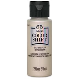 FolkArt Color Shift Paint - White Flash, 2 oz, front of bottle