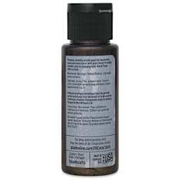 FolkArt Color Shift Paint - Black Flash, 2 oz, back of bottle