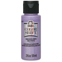 FolkArt Color Shift Paint - Purple Pastel, 2 oz, front of bottle