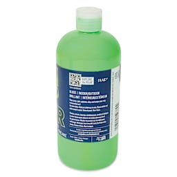 FolkArt Drizzle Acrylic Pouring Paint - Neon Limeade, 17.6 oz side view