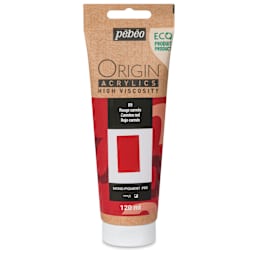 Pebeo Origin Acrylic Paint - Carmine Red, 120 ml