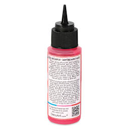 DecoArt Love, Color 3D Jelly Drop Acrylic Paint - Cherry Drop, 2 oz back
