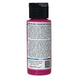 DecoArt Love, Color Acrylic Paint - Magenta Magic, 59 ml back