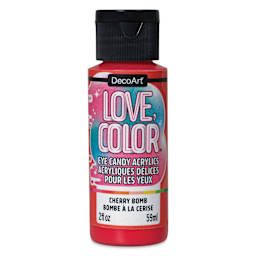 DecoArt Love, Color Acrylic Paint - Cherry Bomb, 59 ml