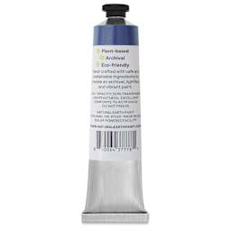 Natural Earth Paint Natural Acrylik Paint - Royal Blue, back of a 59 ml tube