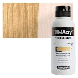 Schmincke Primacryl Professional Fluid Acrylic - Renaissance Gold, 250 ml bottle
