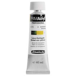 Schmincke Primacryl Professional Acrylic Paint - Nickel Azo Yellow, 60 ml Tube