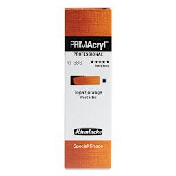 Schmincke Primacryl Professional Acrylic Paint - Topaz Orange Metallic, 35 ml Tube