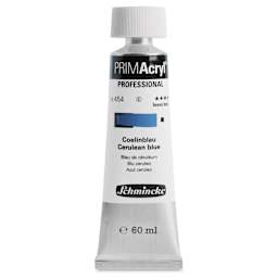 Schmincke Primacryl Professional Acrylic Paint - Cerulean Blue, 60 ml Tube