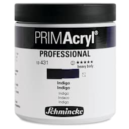 Schmincke Primacryl Professional Acrylic Paint - Indigo, 237 ml Jar