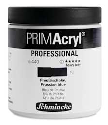 Schmincke Primacryl Professional Acrylic Paint - Prussian Blue, 237 ml Jar