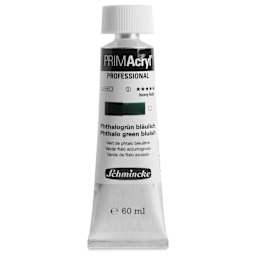 Schmincke Primacryl Professional Acrylic Paint - Phthalo Green Bluish, 60 ml Tube