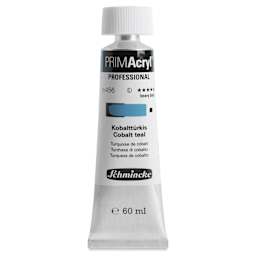 Schmincke Primacryl Professional Acrylic Paint - Cobalt Teal, 60 ml Tube