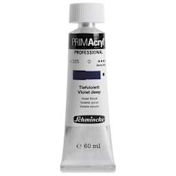 Schmincke Primacryl Professional Acrylic Paint - Violet Deep, 60 ml Tube