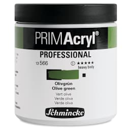 Schmincke Primacryl Professional Acrylic Paint - Olive Green, 237 ml Jar