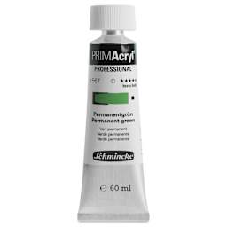 Schmincke Primacryl Professional Acrylic Paint - Permanent Green, 60 ml Tube