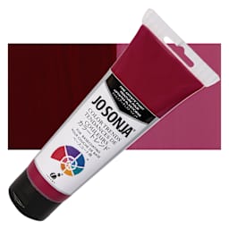 Chroma's Jo Sonja Color Trends Acrylic Paint - Red Maple - Tube and Swatch
