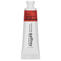 Gaffrey Art Material Standard Body Acrylic Paint - Cadmium Red Light Hue, 59 ml tube