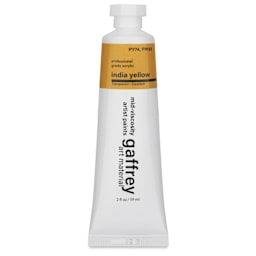 Gaffrey Art Material Standard Body Acrylic Paint - India Yellow, 59 ml tube