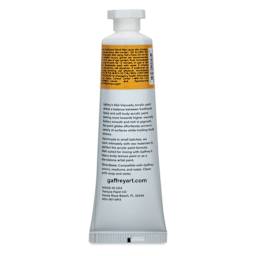 Gaffrey Art Material Standard Body Acrylic Paint - Diarylide Yellow, 59 ml tube back