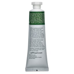 Gaffrey Art Material Standard Body Acrylic Paint - Chromium Green Oxide, 59 ml tube back