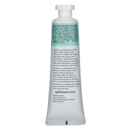 Gaffrey Art Material Standard Body Acrylic Paint - Light Phthalo Green, 59 ml tube back