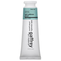 Gaffrey Art Material Standard Body Acrylic Paint - Light Phthalo Green, 200 ml tube