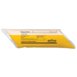 Gaffrey Heavy Body Texture Acrylic Paint - Cadmium Yellow Deep Hue, 16 oz