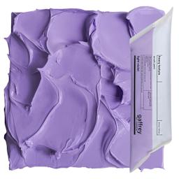 Gaffrey Heavy Body Texture Acrylic Paint - Light Violet, 16 oz pouch and swatch