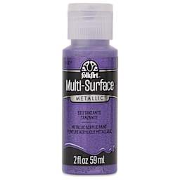 FolkArt Multi-Surface Metallic Acrylic Paint - Tanzanite, 59 ml