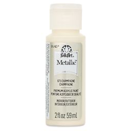 FolkArt Metallic Acrylic Paint - Champagne, 59 ml